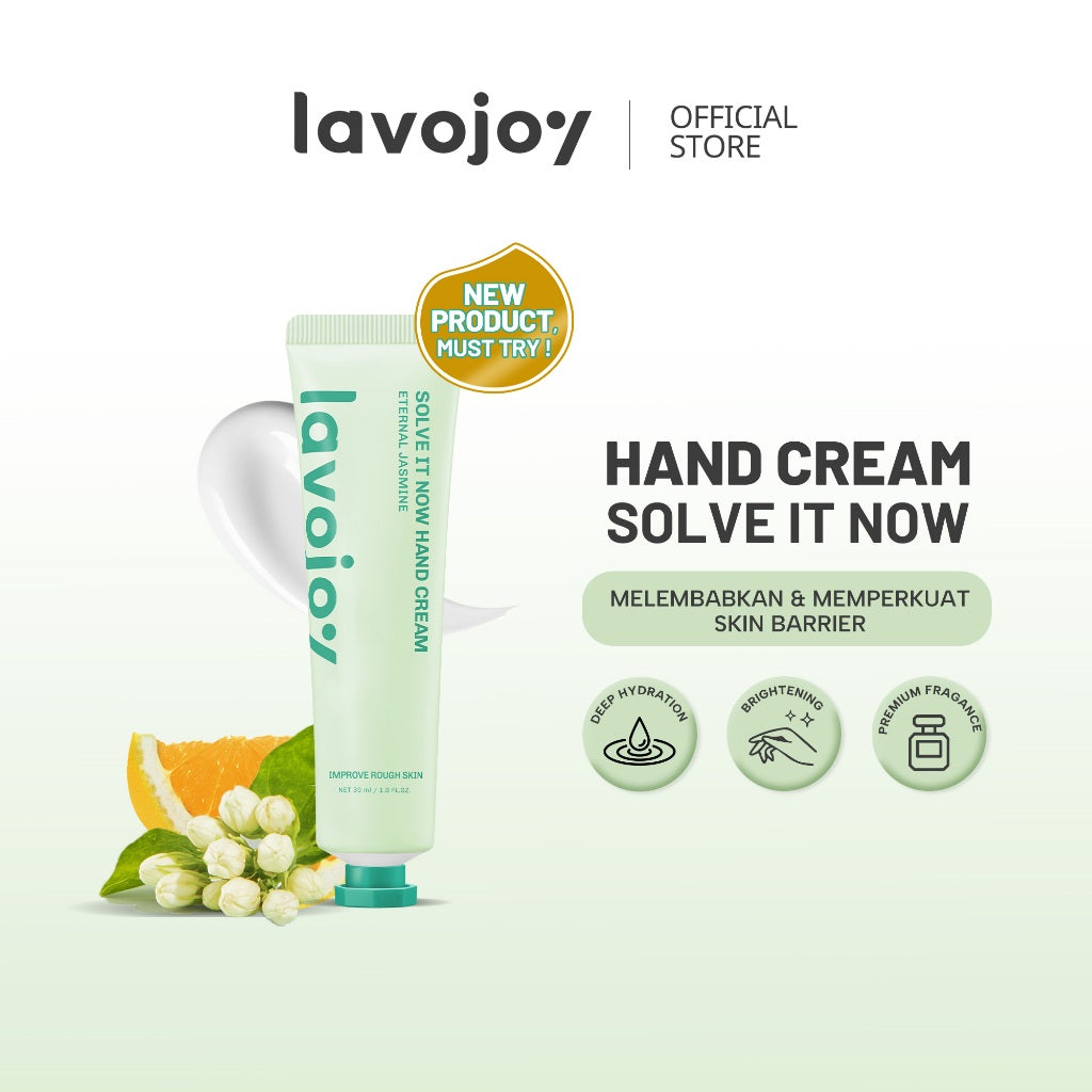 Lavojoy Hand Cream Series 30ml | Krim Untuk Mencerahkan Dan Melembabkan Kulit Tangan | Niacinamide Dan Shea Butter | Hand Cream Tangan Kering | Krim Tangan