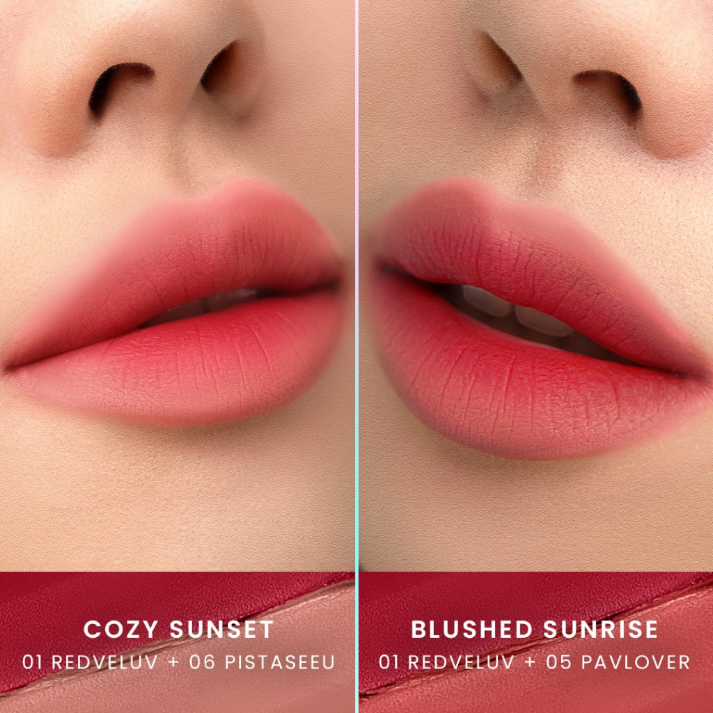 Hanasui Next Level Blurry Tint - Lip Tint Watery To Blur Lightweight Tahan Lama Velvet Finish Powdery Tint Blurring Effect Stain Lasting Up to 8 H