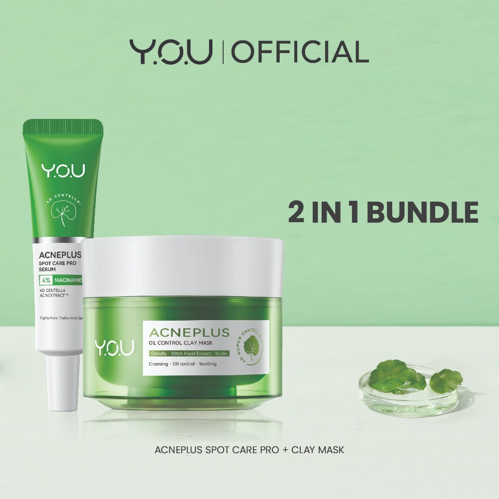 YOU AcnePlus Oil Control Clay Mask Masker Jerawat Masker Komedo Kulit Berminyak Bebas Jerawat