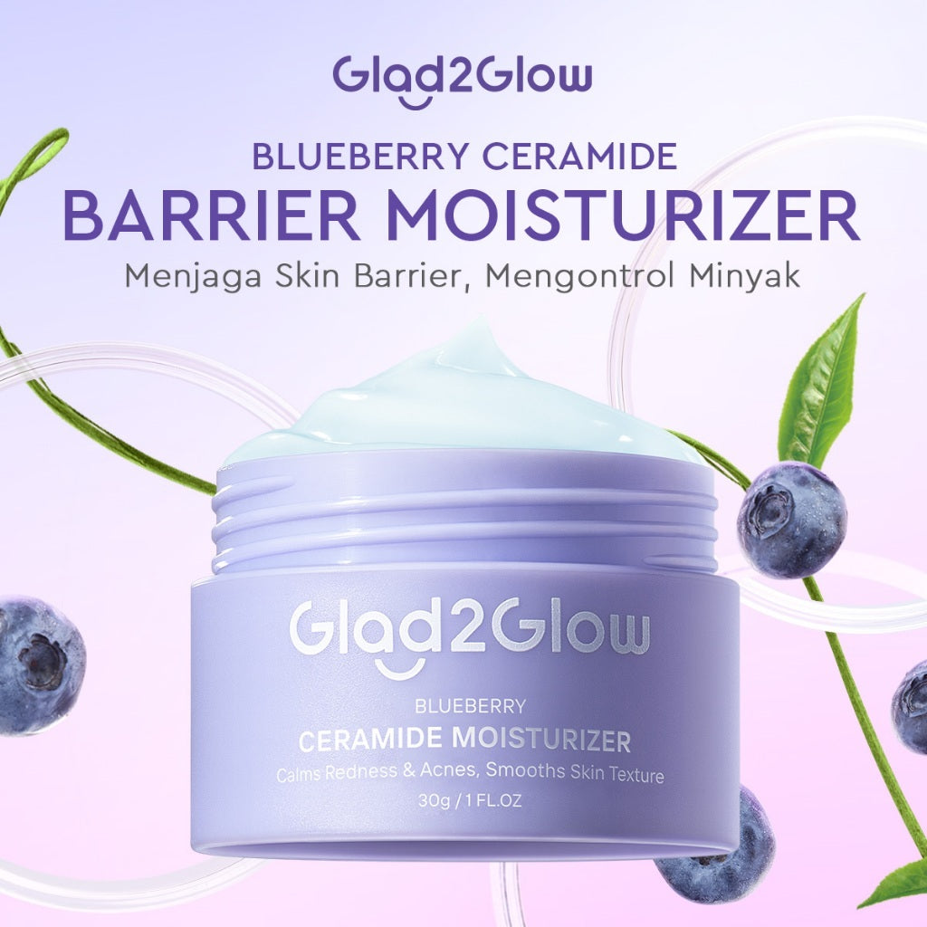 [Hemat 4PCS]Glad2Glow Moisturizer Series Mencerahkan Pencerah Wajah Anti Jerawat Penuaan Hilangkan Flek Tenangkan Kulit Niacinamide 377 Retinol Centella Skincare Pelembab Esensi Perawatan Kulit Pelembab Pembersih day cream tone up g2glow official store