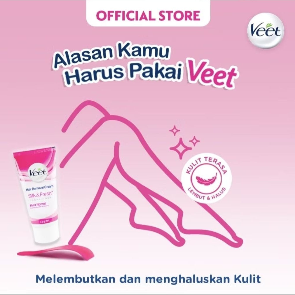 Veet Krim Penghilang Bulu Ketiak 60 G Tube