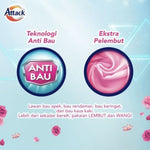 Attack Deterjen Bubuk + Pelembut Pakaian 750 g