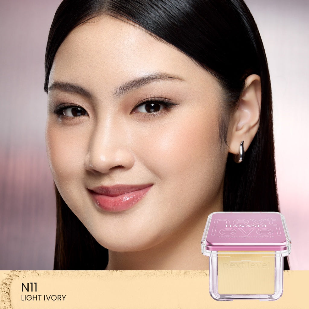 [NEW] Hanasui Next Level Coverlock Powder Foundation - Porefect Blur, Flawless Looking & 4X Oil Control Balance