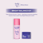 Finally Found You! Bright Balance Kit : Triple Vitamin B-Arrier + Peach + Snail Mucin Intensive Soothing Essence Toner 100mL + Soy Bright! Moisturizer 30gr/Snail Moisturizer 50gr