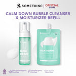 SOMETHINC [2 PCS] Paket Calm Down Series Skinpair Bubble Cleanser | Sabun Cuci Muka untuk Kulit Sensitif & Iritasi. Meredakan Kemerahan, Memperkuat Skin Barrier, Facial Wash untuk semua tipe kulit