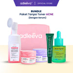 ADLEEVA - (PAKET TANPA TONER) Whitening / Acne Series