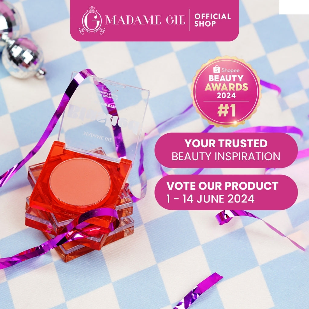 2X Madame Gie Blushed - Makeup Blush On Long Lasting Pigments