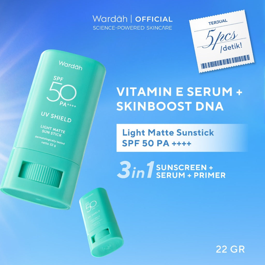 WARDAH UV Shield Hydrating Sunscreen All Series - SPF 35 SPF 50 - Skincare