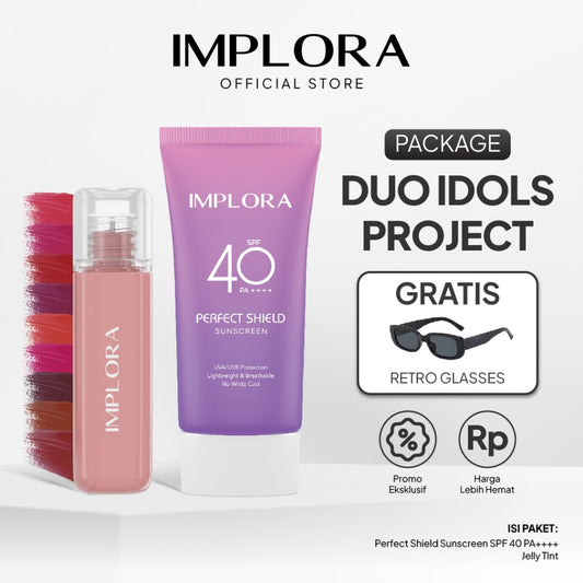 Implora Package Duo Idols Project (Sunscreen + Jelly Tint)