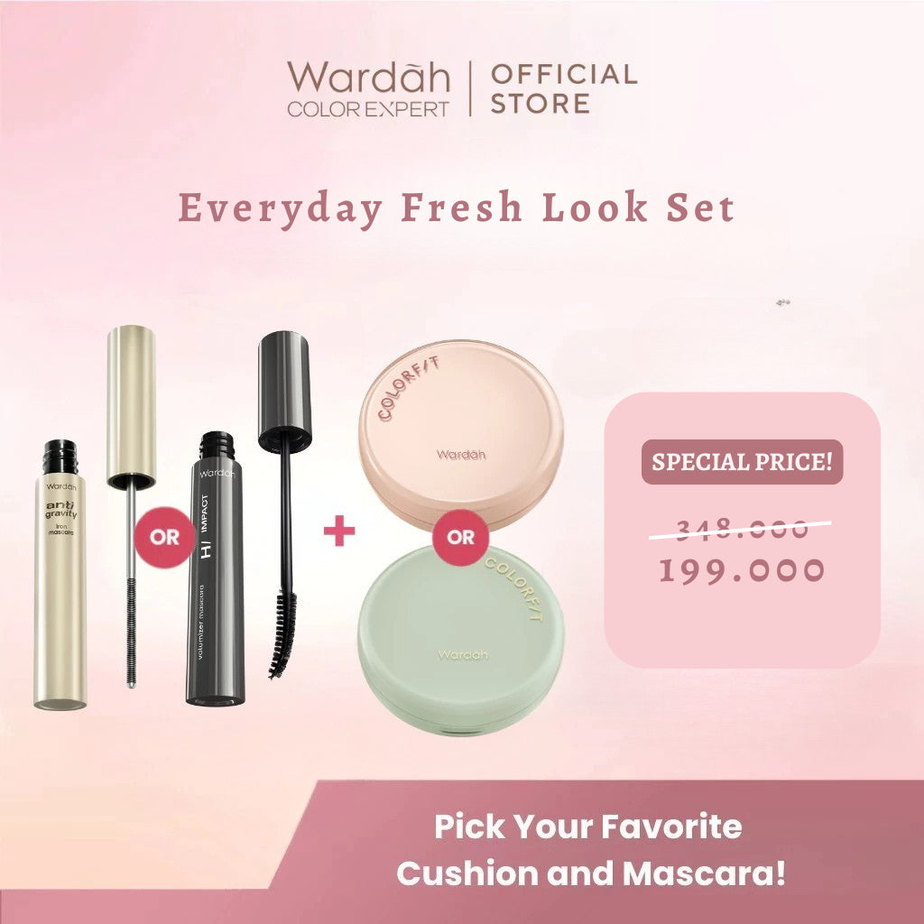 [MASCARA WEDDING SASHFIR] NEW! WARDAH Mascara - Hi-Impact Volumizer Mascara, Anti-Gravity Iron Mascara, Wardah Zero Trace Mascara Remover - Bulu Mata Lentik Tebal Panjang Natural, Maskara Ringan Tahan Lama 24 Jam Smudgeproof, Waterproof, No Clumpy -Makeup