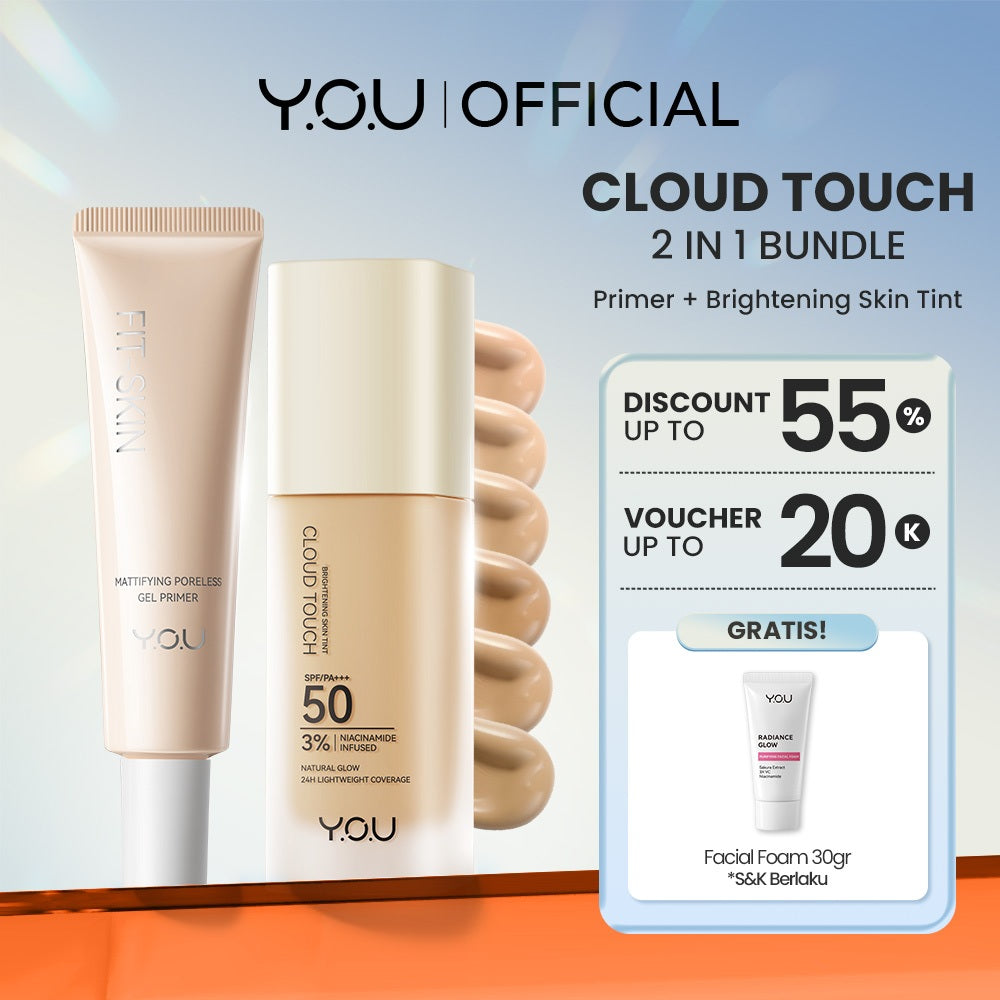 YOU Fit Skin Poreless Gel Primer Makeup + CT Skin Tint Bundle