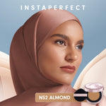 Instaperfect Skin Glow Cover Mesh Cushion High Coverage Formula Dilengkapi dengan SPF 50+ / PA++++  Tampilan Glow Up Natural- Melindungi Kulit dari Sinar UVA dan UVB- Make Up Foundation