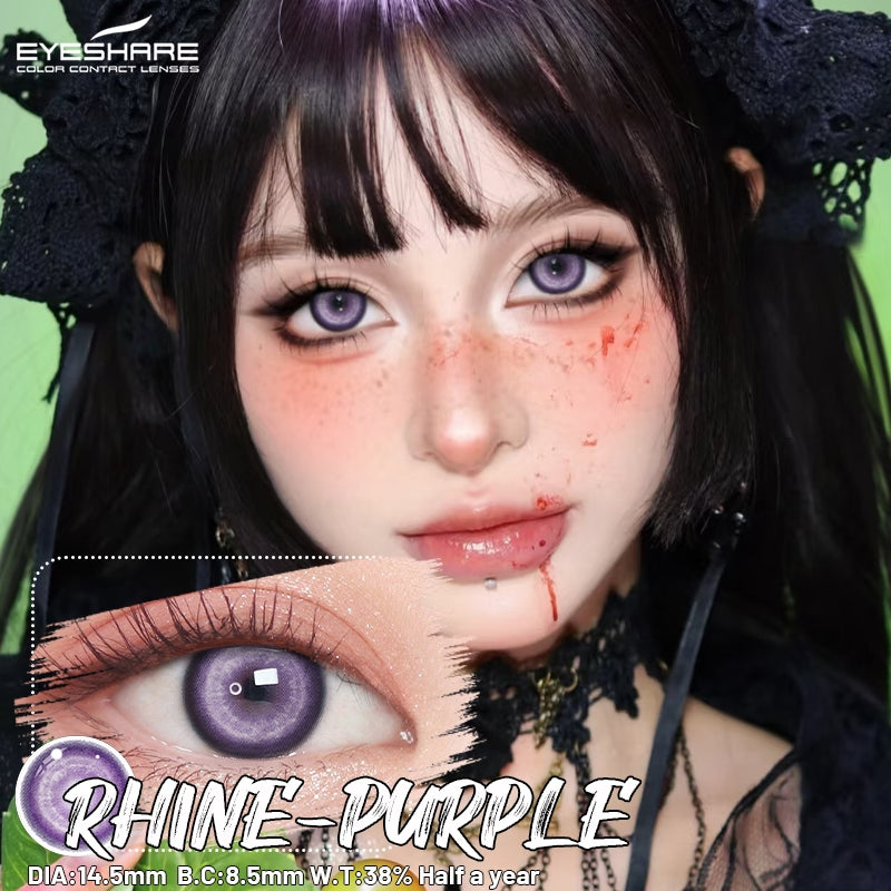 Eyeshare Softlens RHINE BLUE 14.5MM 1Pasang Lensa Kontak Big Eyes Cosplay Mata Halloween Softlen