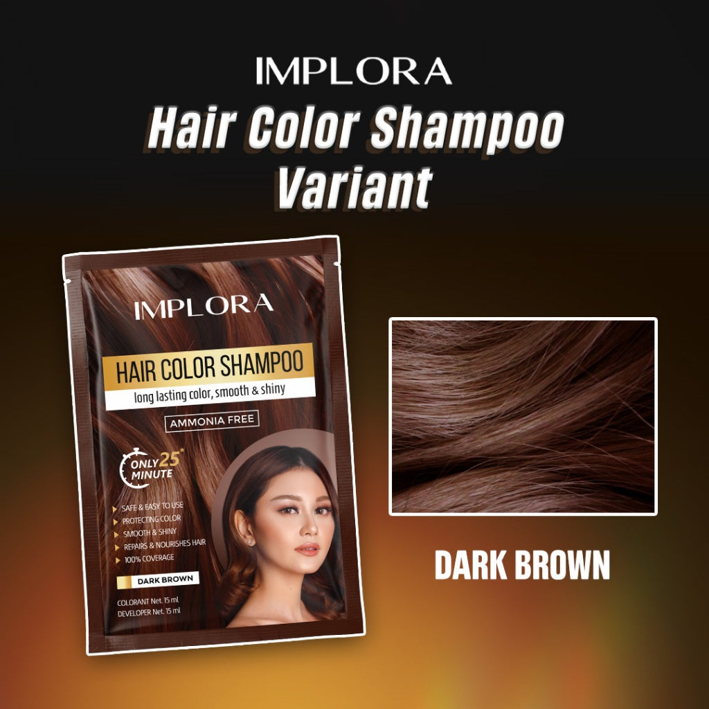 Implora Hair Color Shampoo | Shampoo Pewarna Rambut