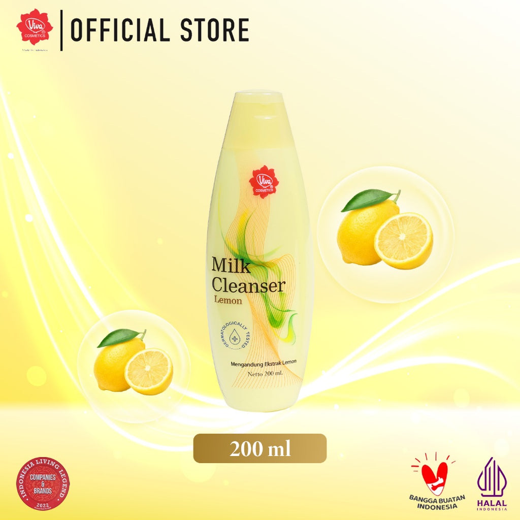 Viva Milk Cleanser Lemon (100 ml & 200 ml)