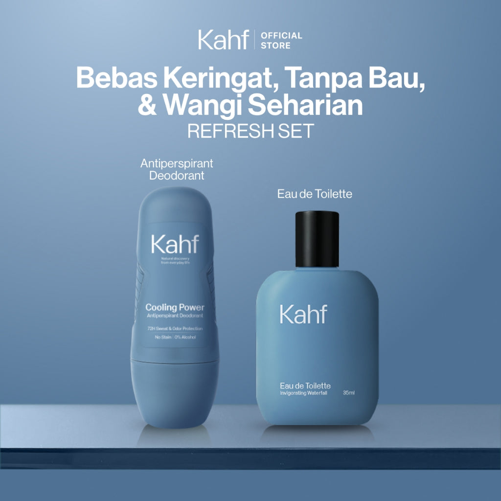 Kahf Paket Wangi Isi 2 (Deodorant + Eau de Toilette) - Suitable for Daily Use