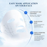 [FREE GIFT] PREMIERE BEAUTE Luminous White Glow Brightening Facial Mask *4 PCS masker 25ml  Niacinamide centella Hyaluronic Brightening Moisturizing Skin Care Anti aging Masker Wajah  Brightening Glowing Exfoliating