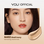 YOU Cloud Touch Skin Tint For ALL Skin Perfect Coverage Liquid Foundation Serum Tint 24h Matte Oil Control SPF 25