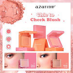 Azarine Fresh & Fun Bundle [3 PCS] Invisipore Primer Sunscreen SPF 50 PA++++ Primer Makeup Pore Blurring Tahan Lama + Sunscreen Cushion SPF50+ PA++++ Cushion Tahan Lama Flawless Matte Finish + Blush On Mango Tango