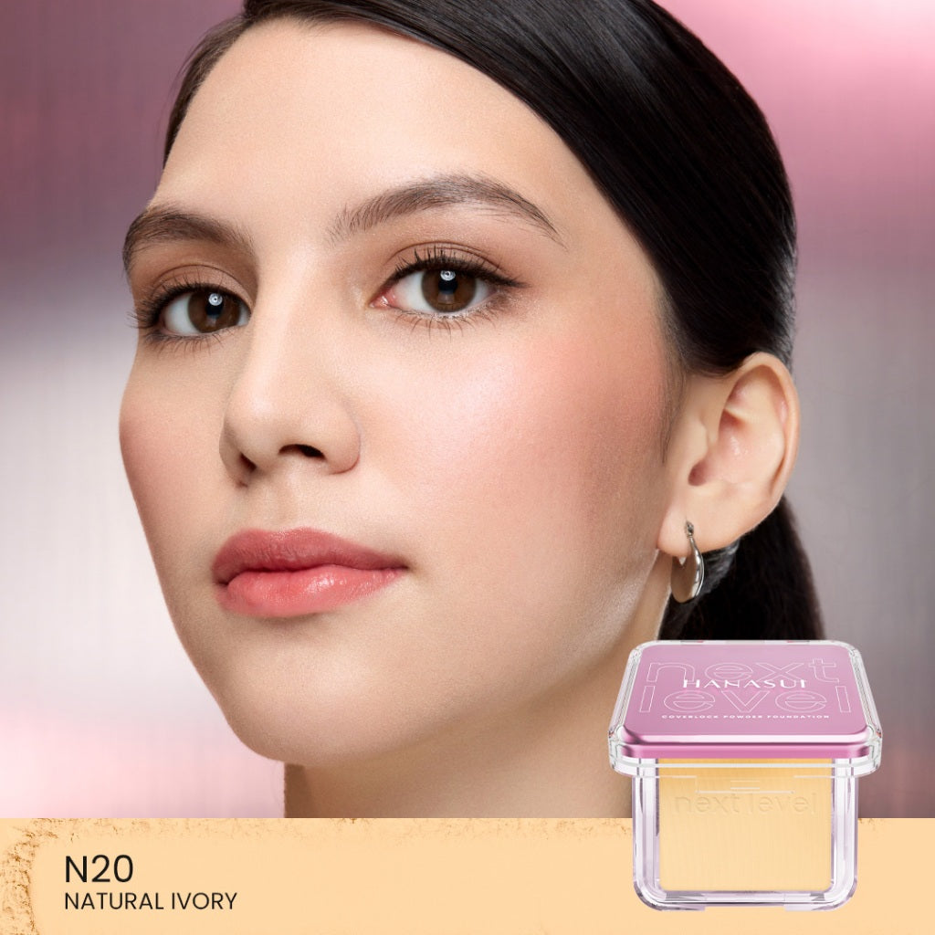 [NEW] Hanasui Next Level Coverlock Powder Foundation - Porefect Blur, Flawless Looking & 4X Oil Control Balance