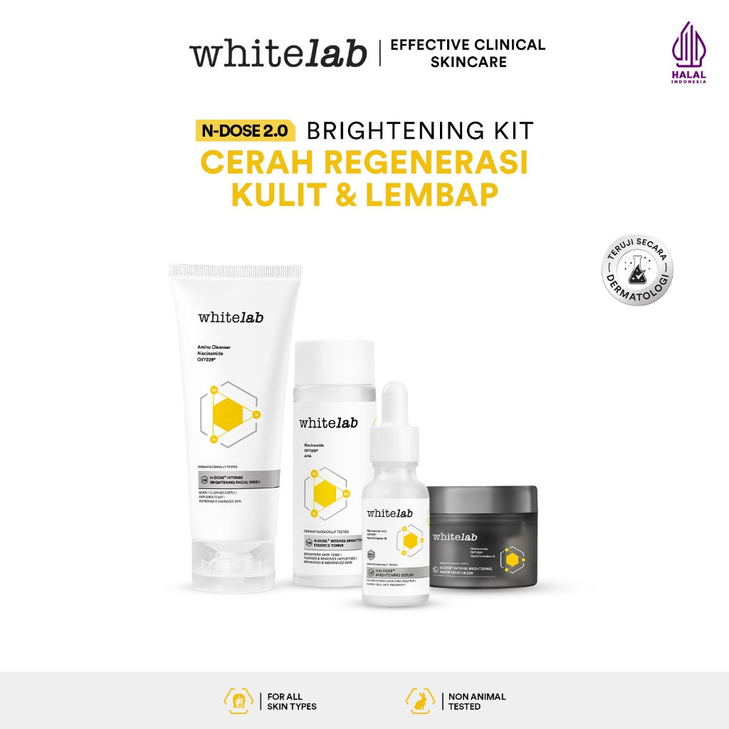 Whitelab Best-Selling Packages - Paket Wajah Brightening, Acne, Hydrating, Anti Aging