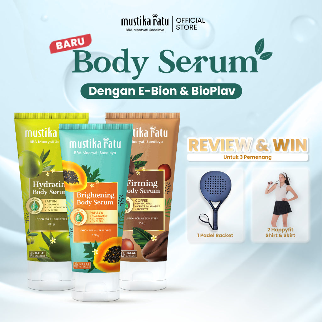 Mustika Ratu Firming Coffee Body Serum 200ml - Triple Pack