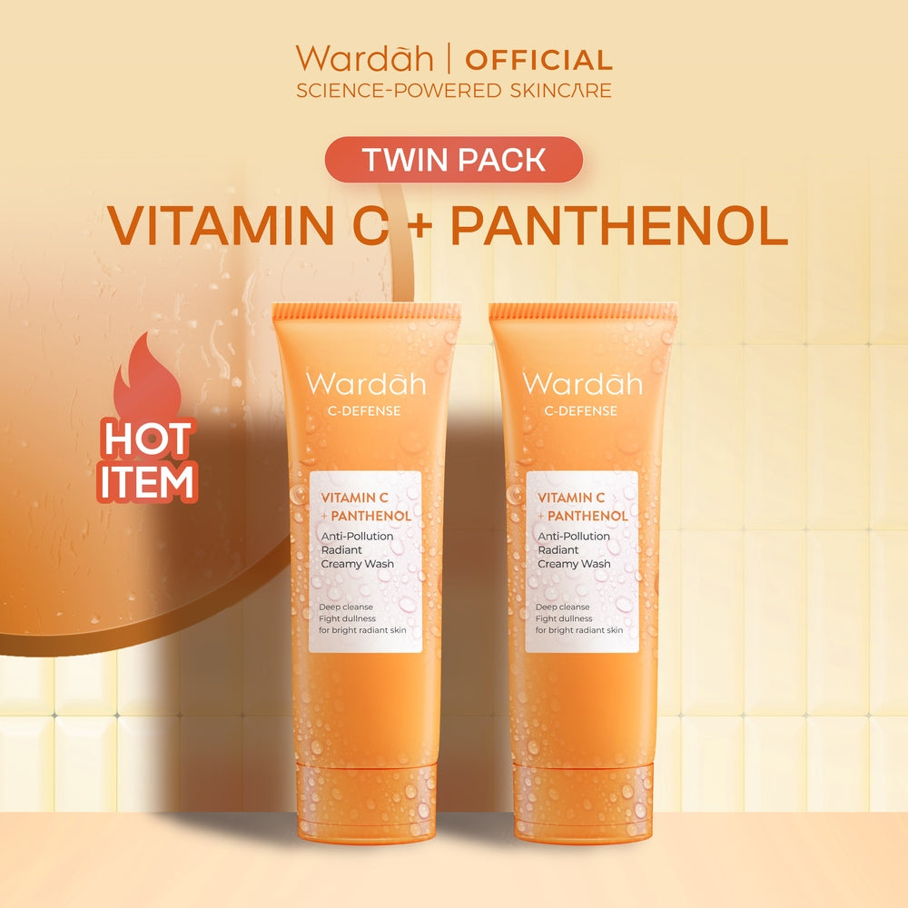 [TWINPACK] Wardah Gentle Facial Wash Low PH Series 100 ml (Sabun Cuci Muka Gentle Acid Mantle Expert) - NMF Amino Hydra Rose, NMF Amino C Defense, Cica Aloe - Skincare
