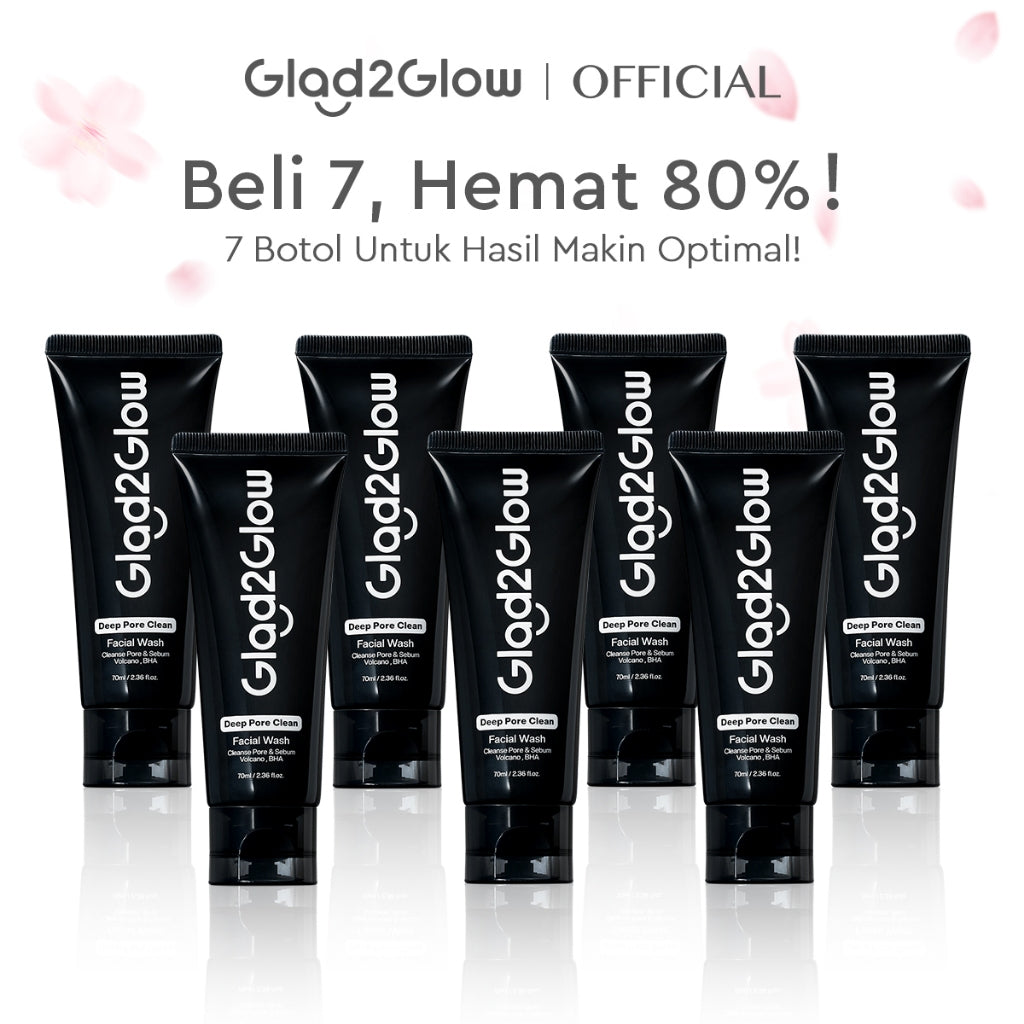 [Hemat 5PCS]Glad2Glow Facial Cleanser Series-Low PH Gel Centella Mencerahkan Pencerah Wajah Anti Jerawat Penuaan Hilangkan Flek & Tenangkan face wash Pembersih Wajah Membersihkan kotoran dan minyak Menjaga pelindung kulit Mengobati g2glow official store