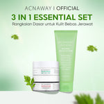 ACNAWAY Mugwort Gel Facial Wash - Acne Friendly Gentle Cleanser Sabun Cuci Muka Untuk Kulit Berjerawat Sensitif Wajah Bersih Tidak Kering Face Wash Sabun Muka Oil Control Fungal Acne Safe Skincare Daily Cleanser All Skin Type Facewash Pembersih Wajah