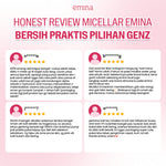 NEW! Emina Low pH Micellar Water Series - HyaluBright Smooth & Made-Calm Purify Micellar Water 300 ml & 125 ml