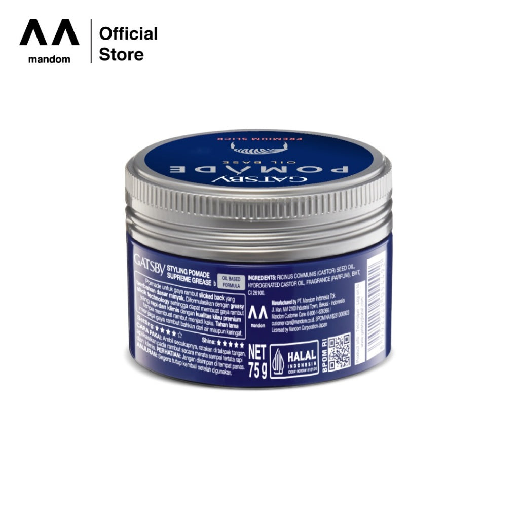 GATSBY Styling Pomade Supreme Grease 75gr