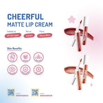 [FAV PICKS] This Is Your - Natural Ombre Cheerful Matte Lipcream | Lipcream yang membantu Melembabkan Bibir, Transferproof, Long Lasting, Tekstur Creamy, Mengandung vitamin C dan vitamin E, tidak membuat Bibir Kering