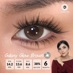 [Fuji Favorite] Lilmoon Softlens Galaxy Glow Brown – Softlens Minus 0 s/d -8.50, Warna Natural Jepang
