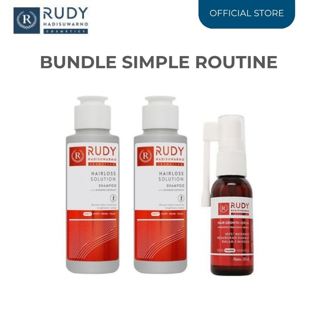 [BUNDLE] Rudy Hadisuwarno Hairloss Simple Routine