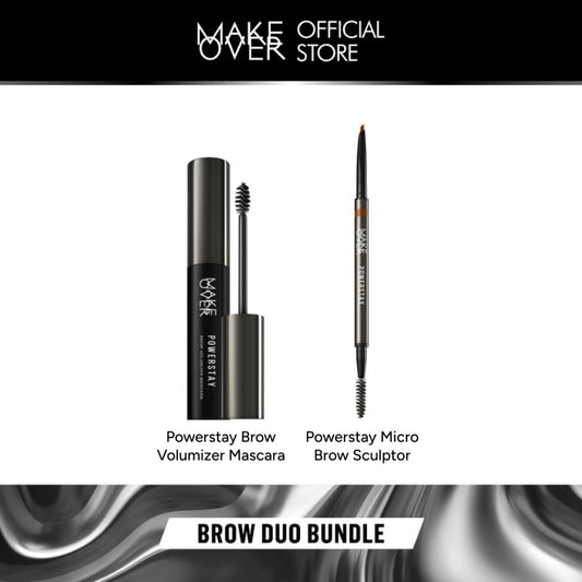 Make Over Duo Brow Bundle:  Powerstay Brow Volumizer Mascara + Micro Brow Sculptor