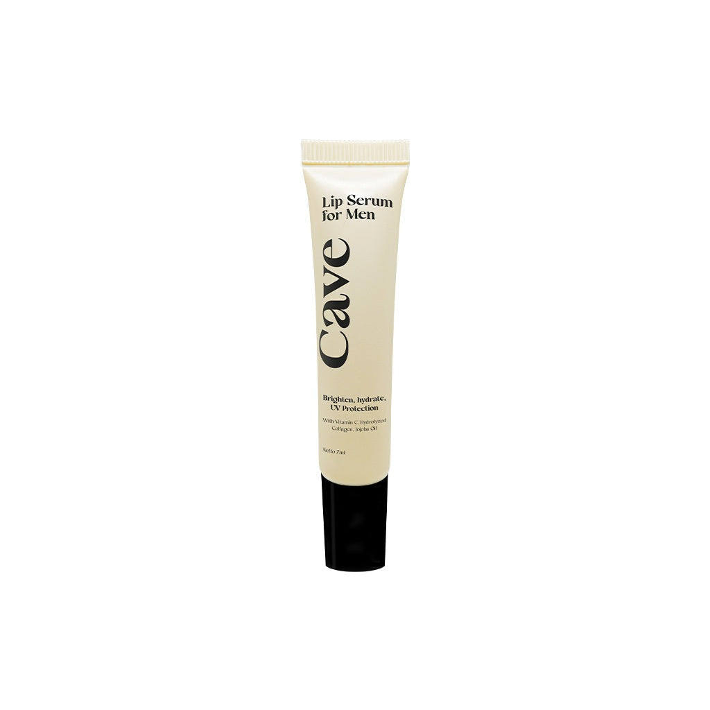 Cave Lip Serum For Men 7ml -  Perawatan Pelembab Bibir Pria Membantu Mencerahkan dan Melindungi dari Sinar UV Matahari