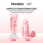 Lavojoy Let It Glow Deodorant Serum - Paket Perawatan Pencerah Ketiak & Kulit Tubuh, 72 Jam Perlindungan Bau & Keringat, Cepat Kering 5 Detik, Aman Kulit Sensitif, Niacinamide + Vitamin C