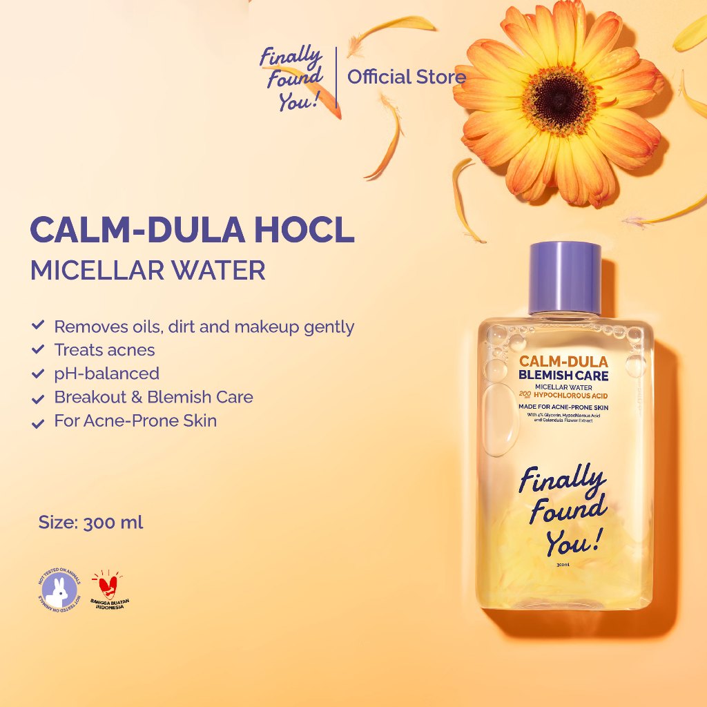 Finally Found You! Calm-Dula HOCL Micellar Water 100ml & 300ml