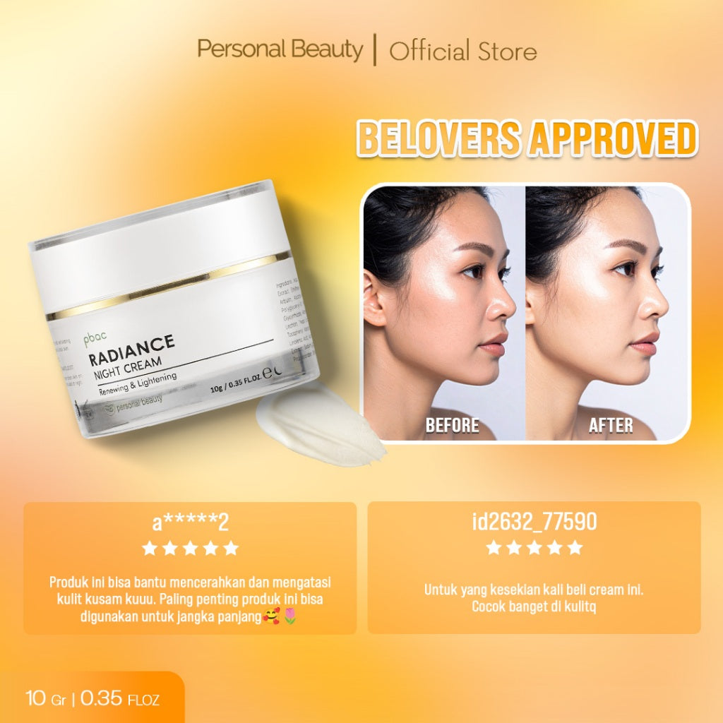 Personal Beauty Radiance Night Cream Renewing & Lightening