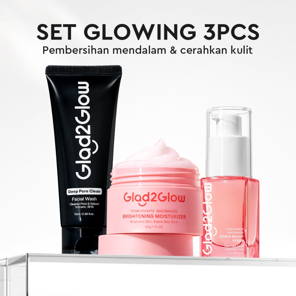 [NEW]Glad2glow Volcanic Ash+BHA Deep Pore Clean Facial Cleanser Mencegah Komedo Face Wash g2g