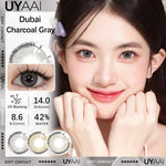 UYAAI softlens 14MM Minus 0.00 s/d -6.00 Mata Korea seri Classic Sepasang LENSA KONTAK  6Bulan