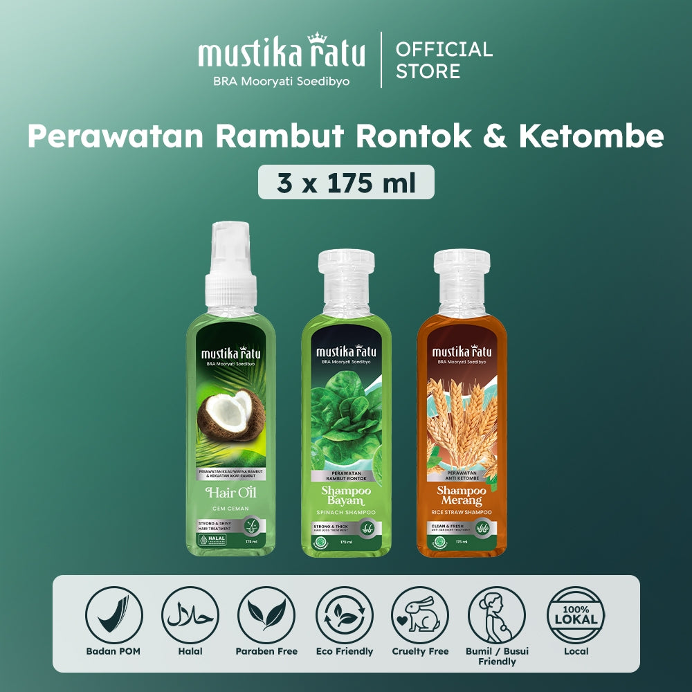 Hair Care Mustika Ratu Perawatan Rambut Rontok dan Ketombe