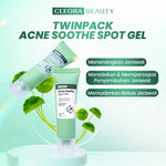 Cleora Twinpack Acne Soothe Spot Gel Special Bundle 2pcs - Obat Totol Jerawat Dan Bekasnya Untuk Wanita Pria Cream Salep Perawatan Wajah
