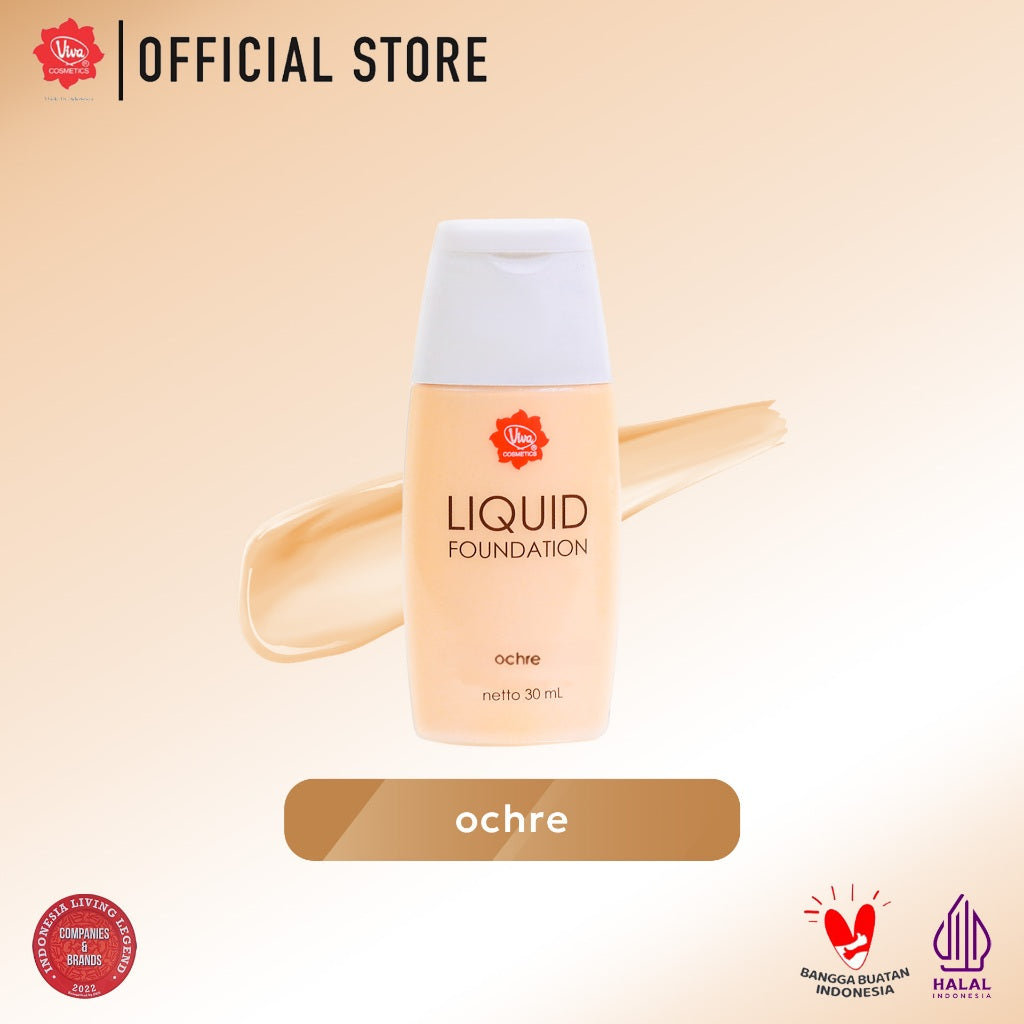 Viva Liquid Foundation 30 ml (Tersedia 5 Varian Warna)