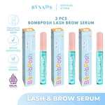 [3PCS] Bynads 2in1 Bombposh Lash and Brow Serum Bynads Eyelash Brow Serum Penumbuh Bulu Mata dan Alis By Bombposh Bynads
