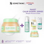 SOMETHINC [2 PCS] Paket Calm Down Series Skinpair R-Cover Cream Moisturizer | Pelembap Muka untuk Kulit Sensitif, Kemerahan, Kulit Normal. Meredakan Kemerahan & Memperkuat Skin Barrier | Sabun Cuci Muka untuk Kulit Sensitif & Iritasi. Meredakan Kemerahan,