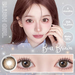[New Style]Magister Softlens Minus Blush Girl Series Buff Brown 14.2mm~14.5mm Contact Lens 6Months