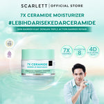 SCARLETT 7X Ceramide Moisturizer - Pelembab Wajah untuk Mencerahkan Melembabkan Memperbaiki Skin Barrier & Menghidrasi Kulit Wajah || Sensitif Skin Approved & Tidak Buat Make Up Geser