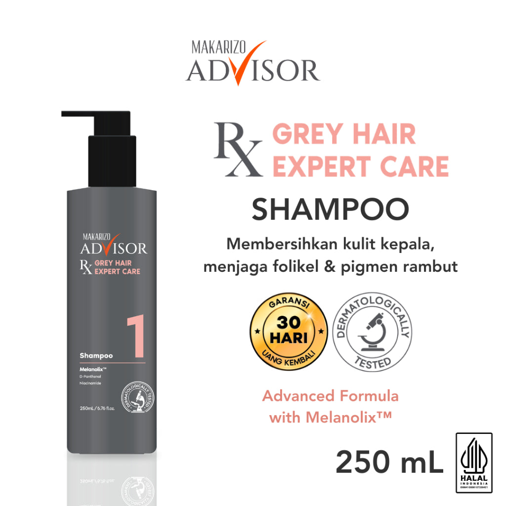 Makarizo Advisor RX Grey Hair Expert Care Shampoo 250 mL