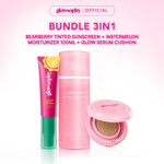 Glowsophy Bundle 3in1 Perfect Base Set Moisturizer 100ml + Cushion + Sunscreen
